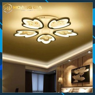 Đèn ốp trần - đèn led ốp trần 5 cánh hoa mai v34