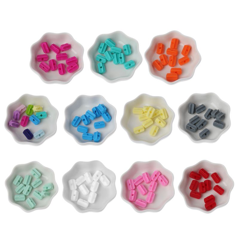 Haha Bộ 10 Đồ Chơi Gặm Nướu Cho Bé Hình Ngôi Sao Bằng Silicone Đính Hạt