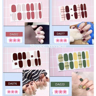 Nails Sticker Miếng Dán Móng Tay 3D Chống Nước