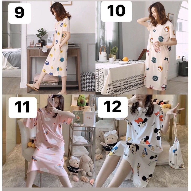 GOM ORDER VÁY NGỦ HOẠ TIẾT DỄ THƯƠNG 32 MẪU | BigBuy360 - bigbuy360.vn