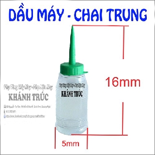 Dầu máy may chai trung đến chai 1 lít
