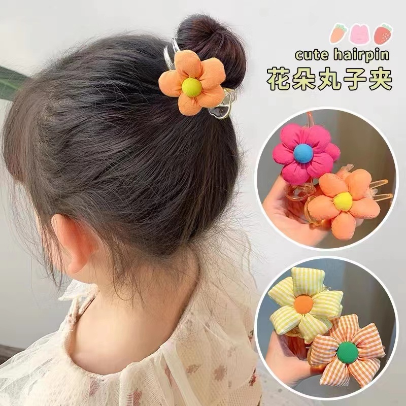 Kẹp Tóc Hình Hoa Phong Cách Mới 2022 Cho Bé Gái