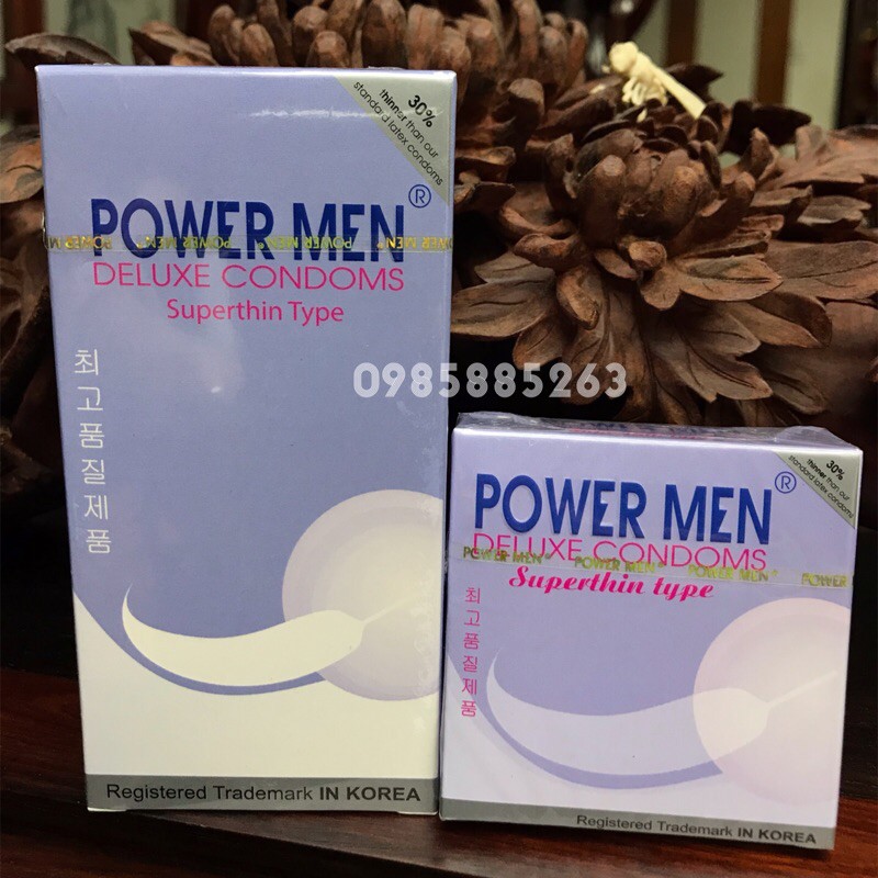 Bao cao su POWER MEN Super Thin siêu mỏng - Ipek_Shop