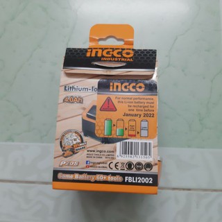 PIN  INGCO 20V/4AH FBLI2002
