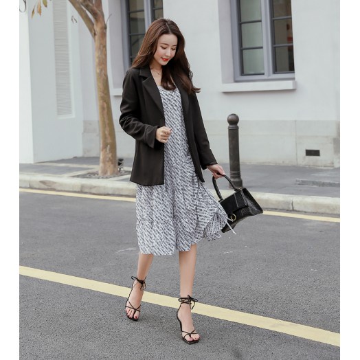 Sandal gót nhọn cao 8cm cột dây cá tính TTS18