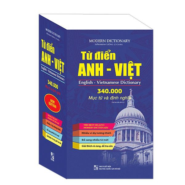 Sách Từ điển Anh - Việt 340.000 mục từ và định nghĩa ( Bìa Cứng)