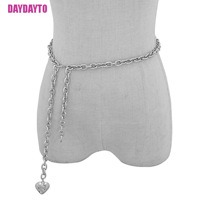 Dây Xích Đeo Thắt Lưng Mặt Trái Tim Bằng Hợp Kim Cho Nữ