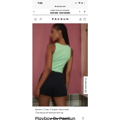 Áo Pacsun Playboy Tank Top hàng XK