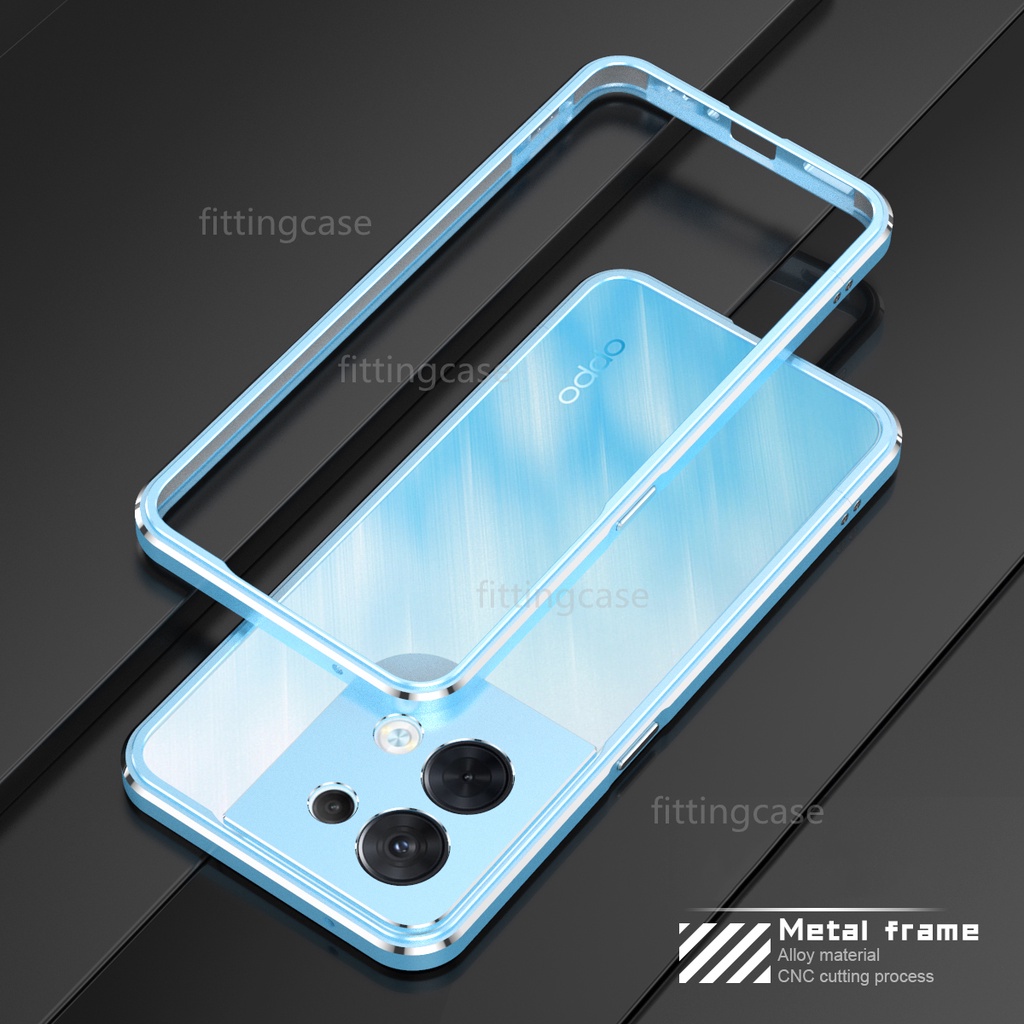 Ốp Điện Thoại Khung Hợp Kim Nhôm Chống Sốc Cho OPPO Reno 8 7 6 5 Pro  reno8 reno7 reno6 Reno5 K