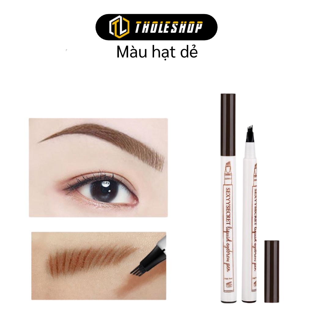 Chì Kẻ Mày - Bút Nước Kẻ Mày 4 Đầu, Không Thấm Nước, Dễ Dàng Vẽ 4980