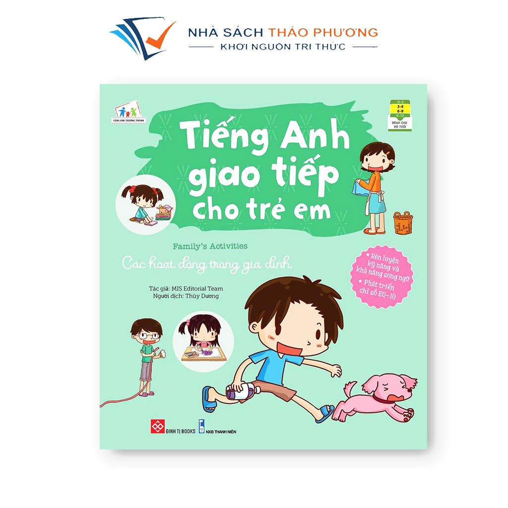 Sách - Combo Tiếng Anh giao tiếp cho trẻ em từ 3-9 tuổi