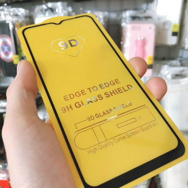 Cường lực full màn 9D Oppo F15 tặng kèm khăn lau màn hình