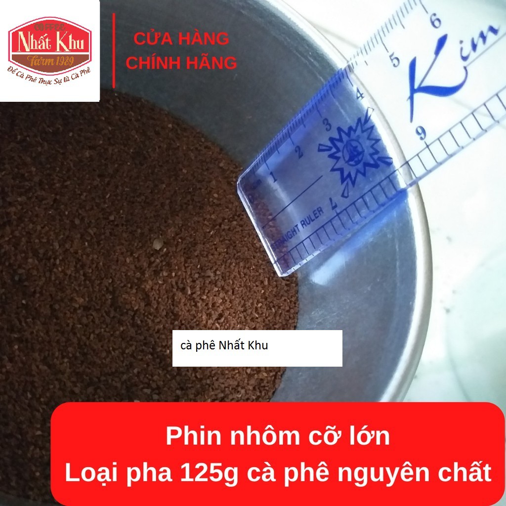 Phin nhôm cỡ lớn pha 125g cà phê nguyên chất