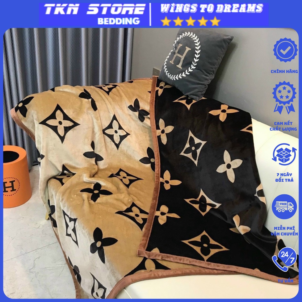 Chăn nỉ nhung tuyết 2,3kg mẫu mới 2022 , Mền tuyết mềm mịn ấm áp nhập khẩu