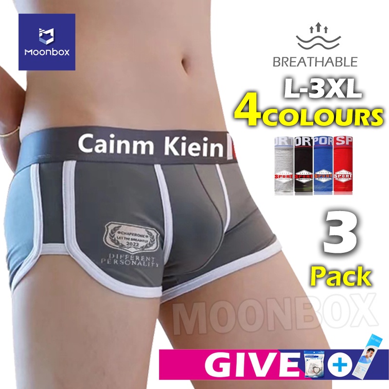 Bộ 3 Quần Lót boxer Lelaki renoma Chất Lượng Cao Cho Nam