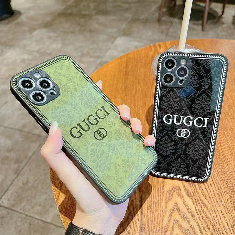 Ốp Điện Thoại Mặt Kính In Logo GUCCI Sang Trọng Cho iphone 13 Pro MAX i13 13pro 11 Pro MAX i11 iX Xs XR Xs MAX