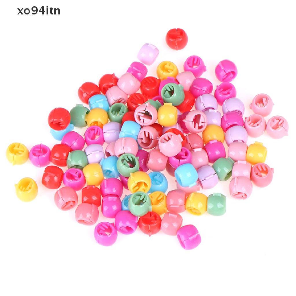 Set 100 Kẹp Tóc Mini Nhiều Màu Sắc Dễ Thương Cho Nữ