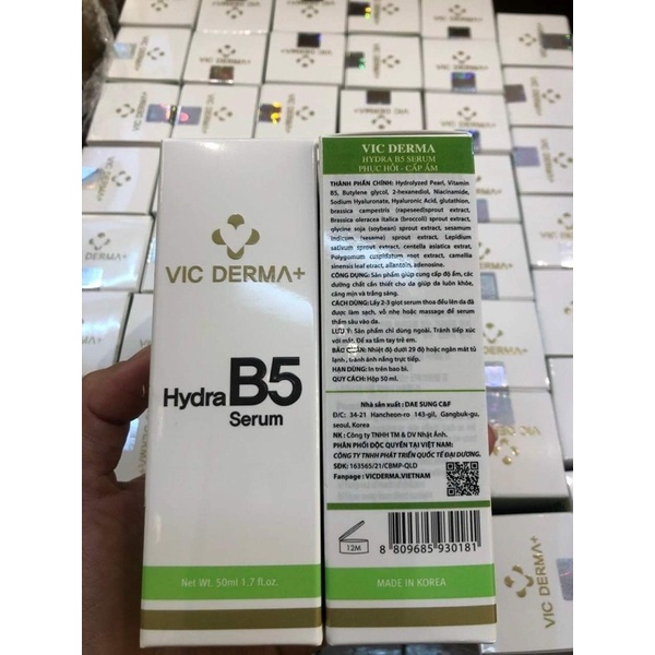 Serum phục hồi da B5 Vic Derma+ 50ml