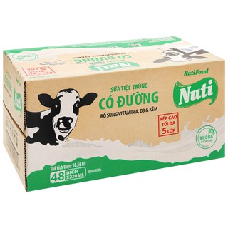 Sữa tươi Tiệt Trùng NutiFood 220ML