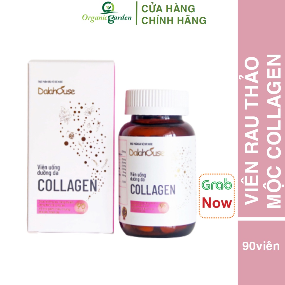 Viên rau thảo mộc dưỡng da collagen Dalahouse - Phục hồi, dưỡng da, làm đẹp từ bên trong
