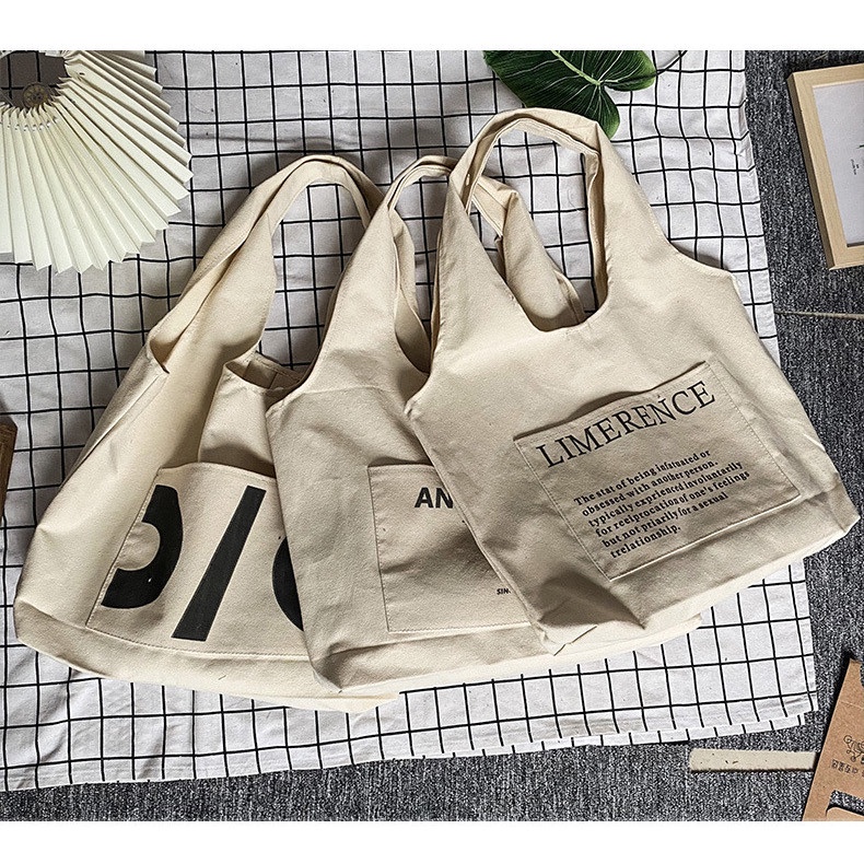 Túi Xách Vải Cỡ Lớn Phong Cách Retro Thời Trang Cho Nữ
