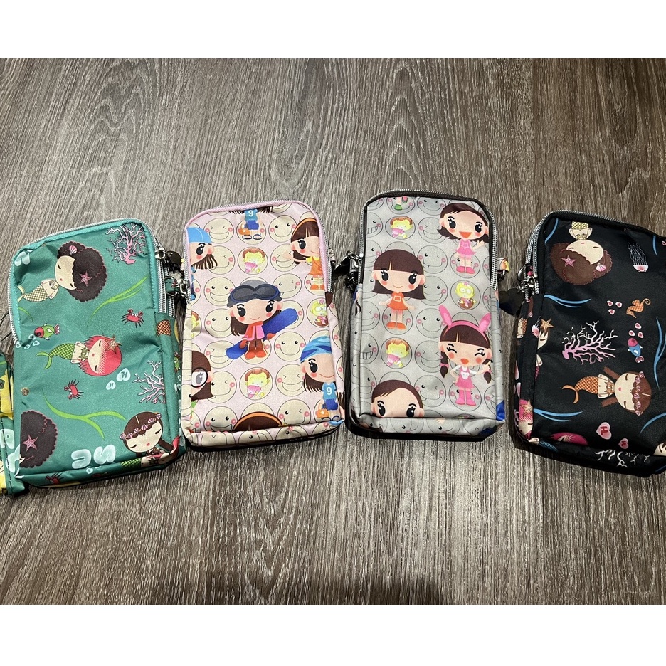 Túi ví đựng điện thoại,son,đồ cá nhân, có móc cài đeo chéo, 2 ngăn chất liệu chống thấm nước, màu sắc thời trang cá tính