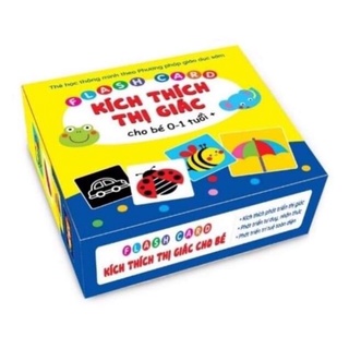 Bộ thẻ kích thích thị giác cho bé từ 0-1 tuổi +