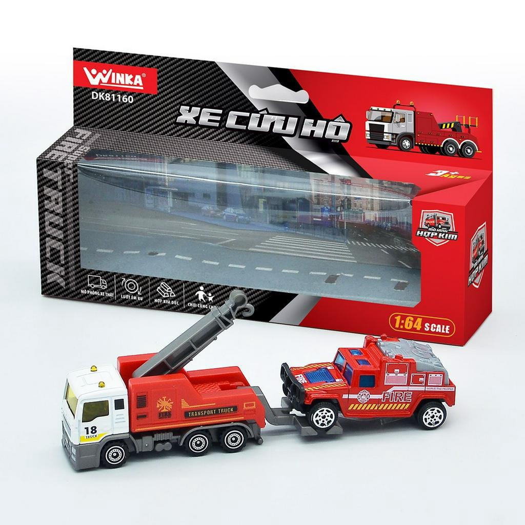 Đồ Chơi : Mô Hình Xe Hợp Kim - Xe Cứu Hộ DK81160