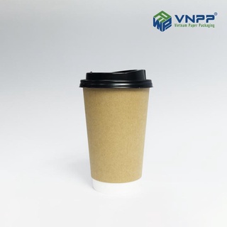Cốc/ly giấy Kraft 2 lớp 16oz - 480ml