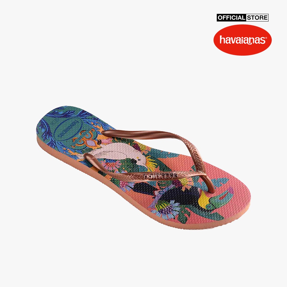 HAVAIANAS - Dép nữ Slim Tropical 4122111-0082