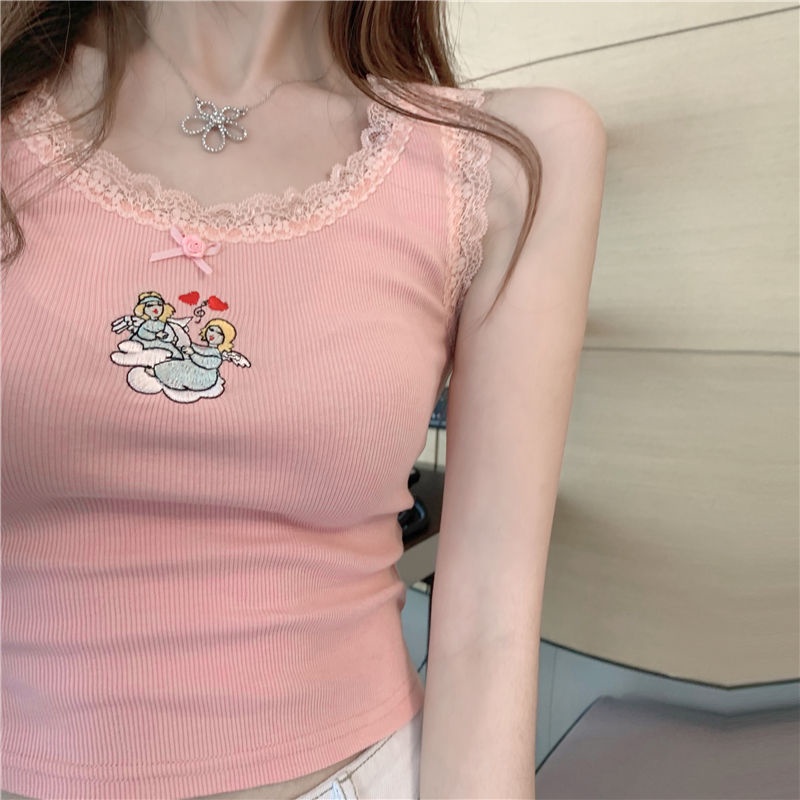 Áo Ren Không Tay Ôm Dáng Thời Trang Dành Cho Nữ