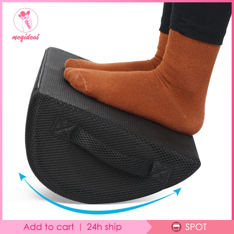 [MEGIDEAL]Footrest Pillow Home Travel Office Foot Rest Cushion Stool for Under Desk