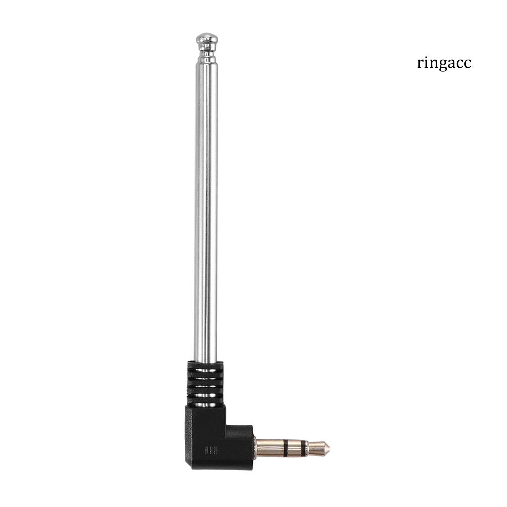 Ăng Ten Radio FM Thu Gọn Giắc Cắm 3.5mm Mini Cho Điện Thoại / Xe Hơi