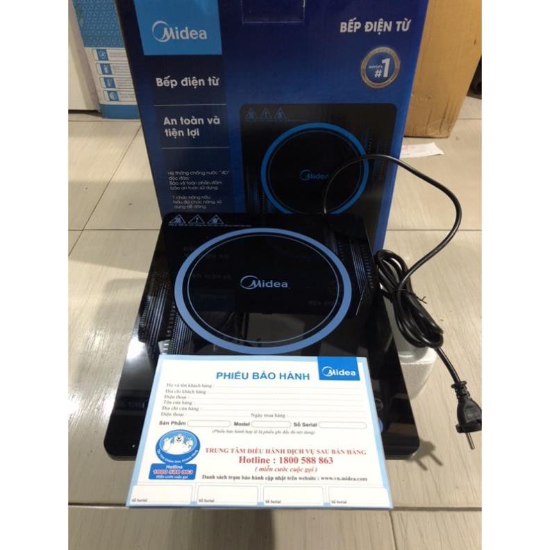 [Free Ship] Bếp Điện Từ Cao Cấp Midea 2117DC + Tặng Kèm Nồi INox