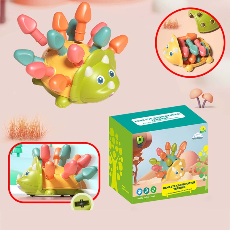 Bộ Đồ Chơi Ghép Hình Nhím 7.09x3.94x7.28 &quot;Kích Thích Trí Thông Minh Cho Bé 6-8 Tuổi