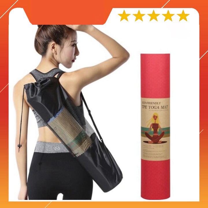 [FREESHIP❤️] THẢM TẬP YOGA TPE CAO CẤP 2 LỚP 6MM