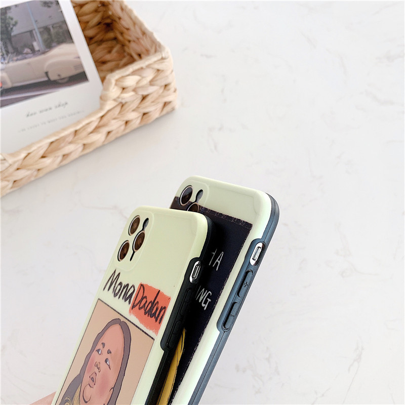 Ốp Lưng Họa Tiết Tranh Sơn Dầu Vui Nhộn Cho Iphone11 / 11pro 11pro Max X Xr Xs Xs Max 7 8 Plus Se | BigBuy360 - bigbuy360.vn