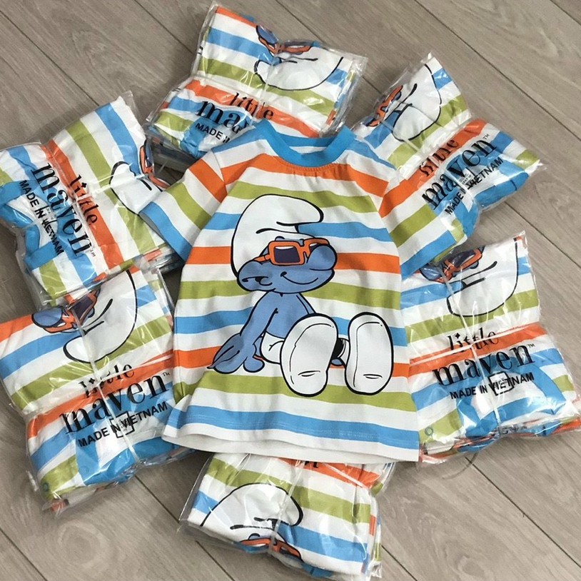 ⛔️ SALE ⛔️Áo cộc tay bé trai - Áo cộc tay LITTLE MAVEN họa tiết hoạt hình chất cotton cho bé trai size 2-7t