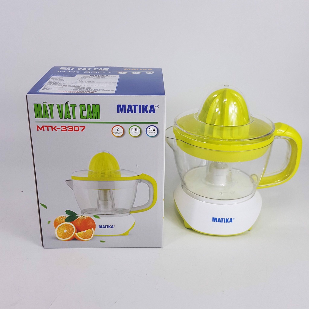 Máy ép cam,máy vắt cam Matika MTK-3307 (bảo hành 12 tháng)