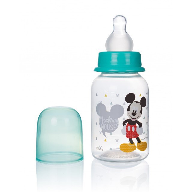 (Made in Thailand) Bộ 3 bình sữa CỔ HẸP (CỔ THƯỜNG) 125ml Disney Baby DN1611