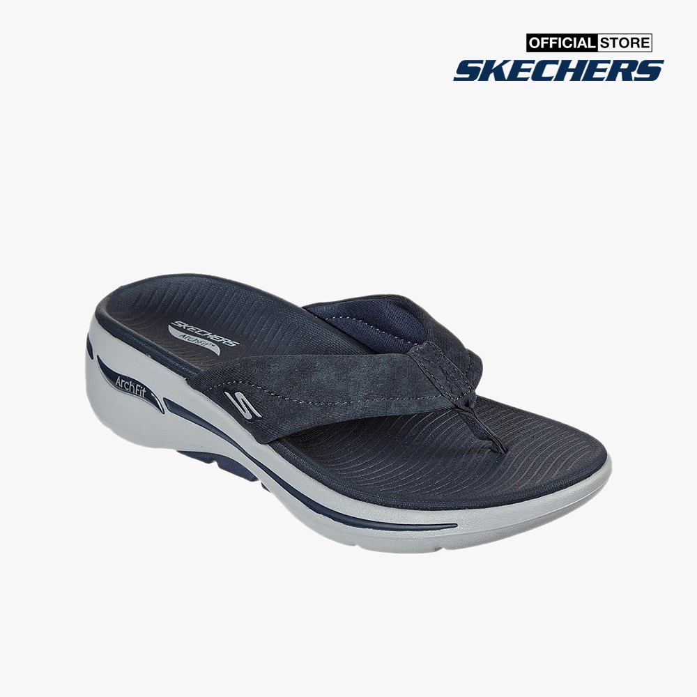 SKECHERS - Dép nữ quai kẹp Go Walk Arch Fit 140220-NVGY