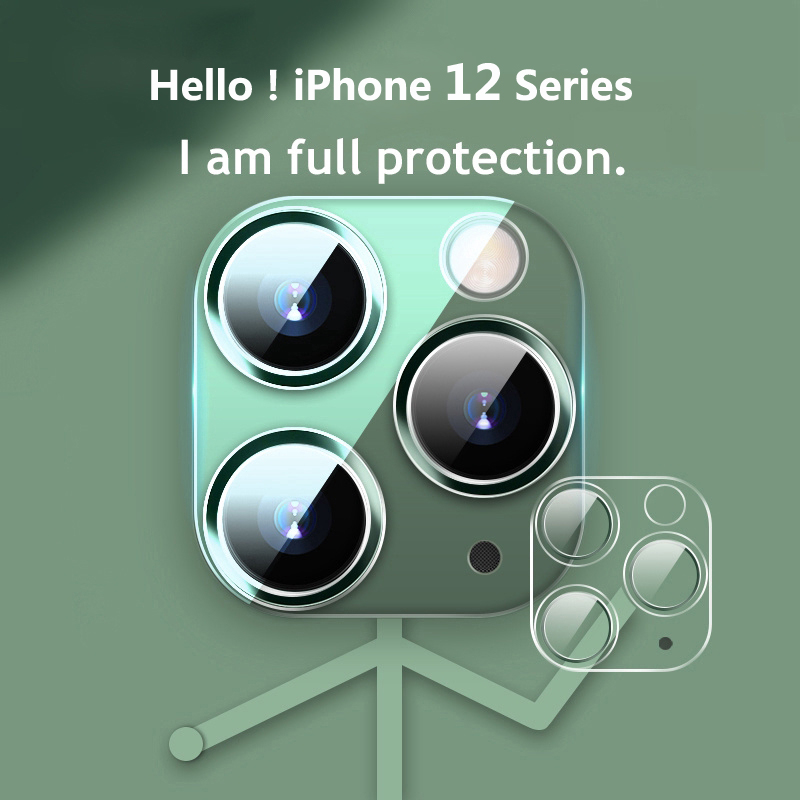 Miếng Dán Cường Lực Bảo Vệ Camera Sau 9H Cho iPhone 12 11 Pro Max iPhone11 #1