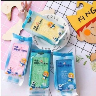 Bông tắm kỳ ghét siêu sạch ( màu ngẫu nhiên ) - Bông cọ ghét cao cấp Kích thước : 7x13x3cm