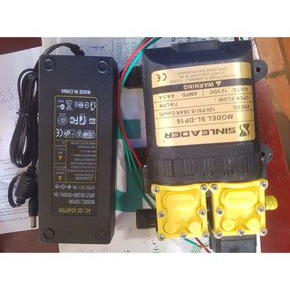 Combo Bộ Nguồn 12v 10A + Bơm Đôi sinleader