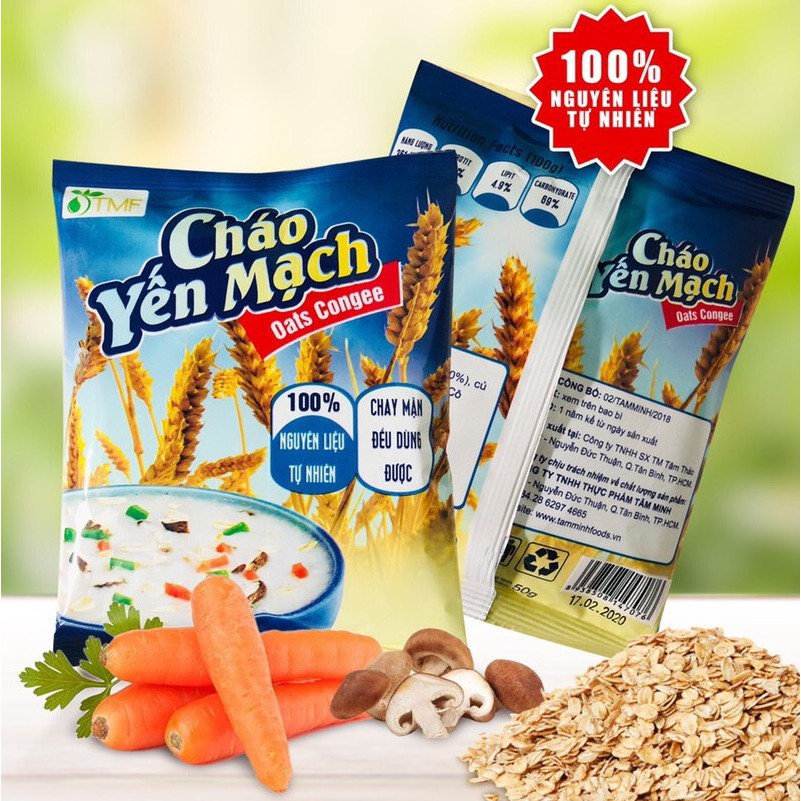 Cháo dưỡng sinh Yến Mạch (Gói 50gr) Hoàn toàn từ thiên nhiên | BigBuy360 - bigbuy360.vn