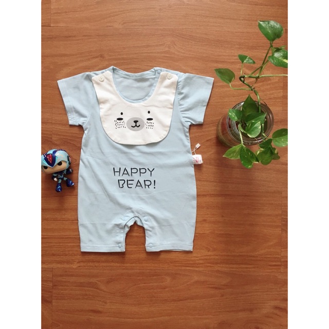 Bodysuit Hình Gấu Cưng Kèm Yếm Cute