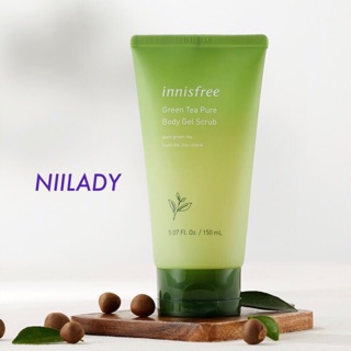 Gel tẩy tế bào chết toàn thân Innisfree Green Tea Pure Body Gel Scrub