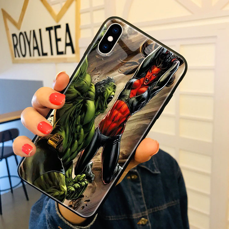 Ốp Đt Độc Iphone 12 Pro In Hình Hulk - Người Khổng Lồ Xanh CASESPOT Cho Iphone 6 6S 7 8 Plus X Xs Max Xr