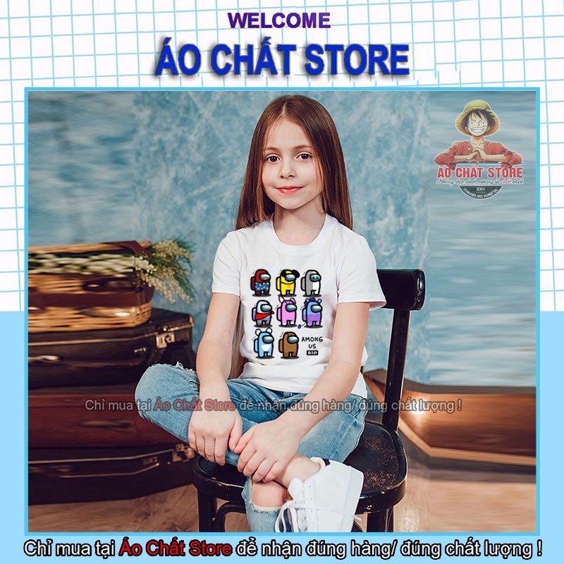 Áo Among Us BT21 siêu cute | Áo Game Among US đẹp cho bé trai | bé gái AU09