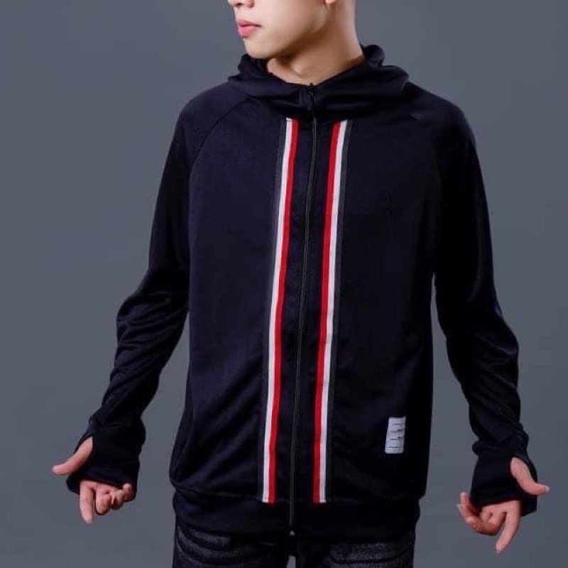 Áo Chống Nắng Thom Nam Nữ Họa Tiết Một Sọc -2 Sọc, Áo Khoác  Chất Liệu Cotton 4 Chiều Thấm Hút Mồ Hôi( Video Ảnh Thật)